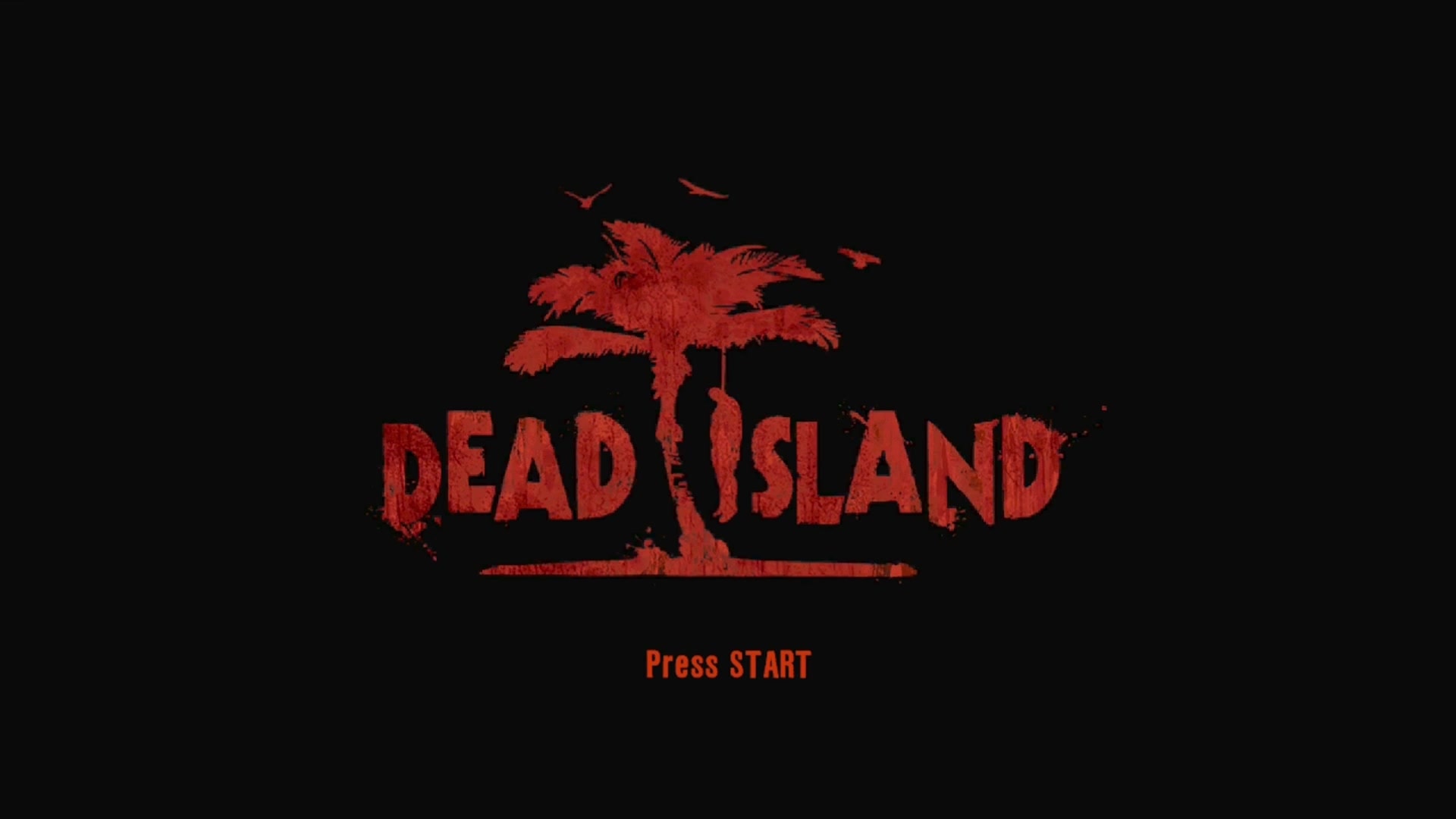 Dead Island title screen for Xbox 360